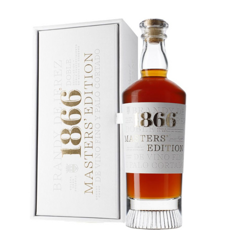 Brandy 1866 Master’s Edition-Flasche mit Etui