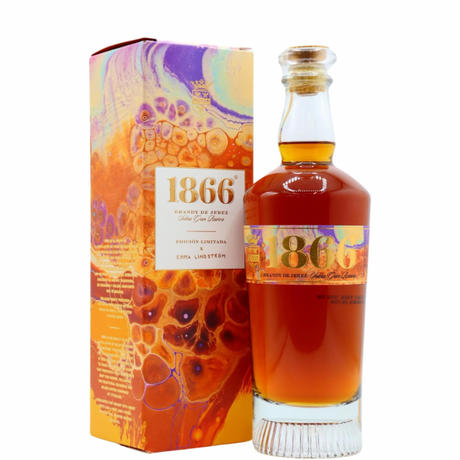 Flasche Brady 1866 Solera Gran Reserva in limitierter Auflage von Emma Lindstrom