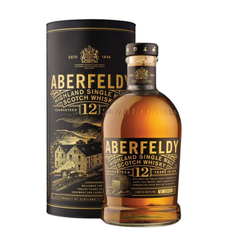 Flasche Aberfeldy 12 Jahre mit Etui