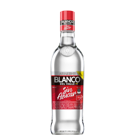 Flasche Spirituosen aus dem Tal ohne Zucker