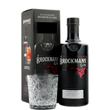 Brockmans Koffer mit einem Negroni-Glas