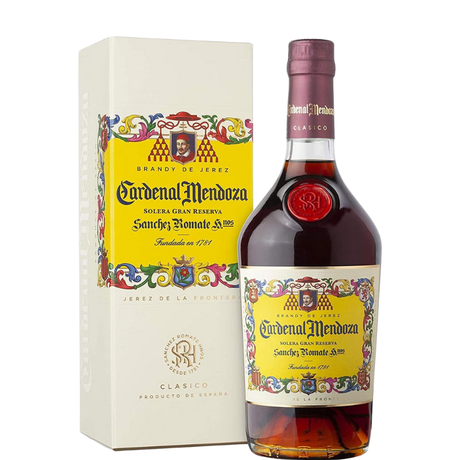 Flasche Cardenal Mendoza mit Etui