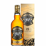 Chivas XV bottle with case