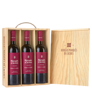 MARQUES DE CACERES Crianza 2021 Holzkiste x3 Flaschen