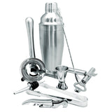 Cocktailset mit Bambusbasis aus Edelstahl