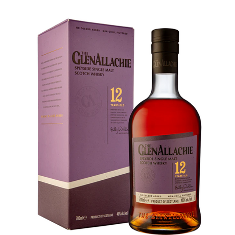 Flasche The GlenAllachie 12 Jahre mit Etui