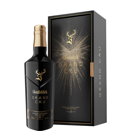 Flasche 
GLENFIDDICH 23 Jahre GRAND CRU mit Kiste