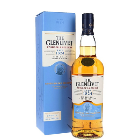 Flasche The Glenliver Fourder's Reserve mit Etui