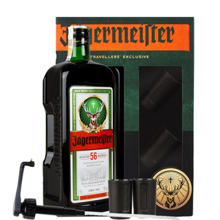 JÄGERMEISTER 1,75L. + 2 Gläser + Spender