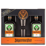 JÄGERMEISTER Etui mit Henkel 50cl. x2 + 2 Gläser