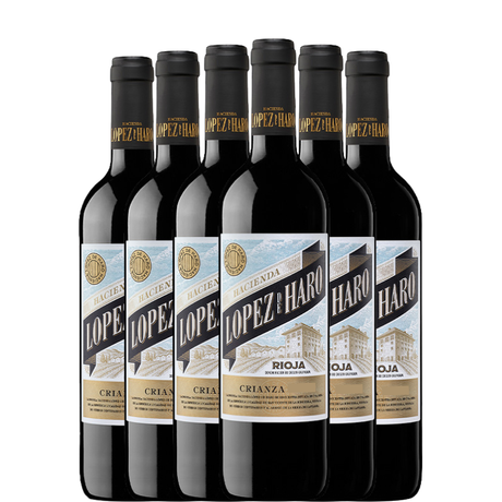 6 Flaschen Lopez de Haro Crianza 2022