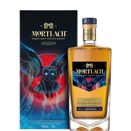 Flasche Mortlach Special Release 2022 mit Etui