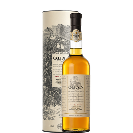 Oban 14 Flasche mit Etui