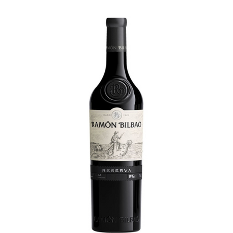 Flasche Rioja Ramon Bilbao Reserva 2018 vom Weingut Ramon Bilbao.