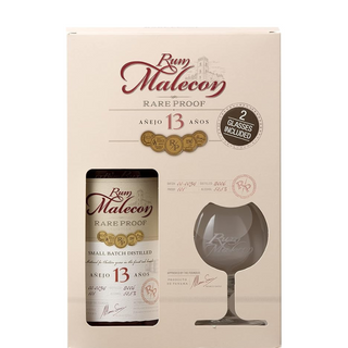 MALECON 13 Jahre SELTENES PROOF 2006 + 2 Gläser