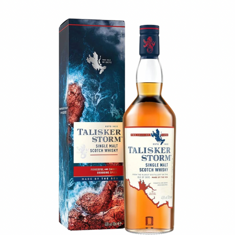 Talisker Storm-Flasche mit Etui