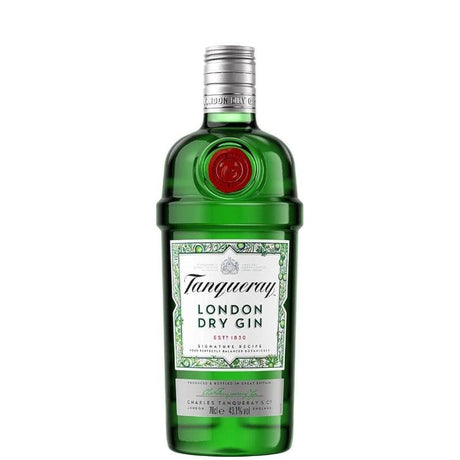 Bottle of Tanqueray London Dy Gin