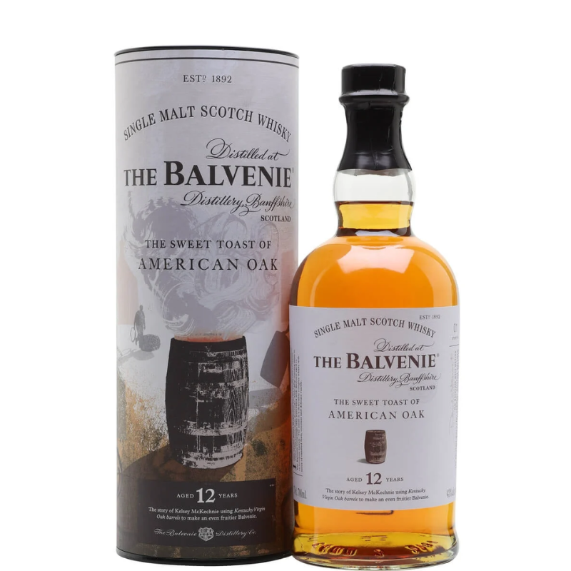 Der BALVENIE 12 Der süße Toast amerikanischer Eiche