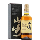Die Yamazaki 12 Years Whiskyflasche mit Etui