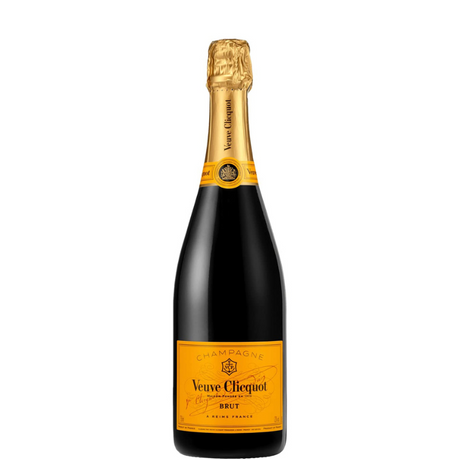 Flasche Veuve Clicquot Yellos Label