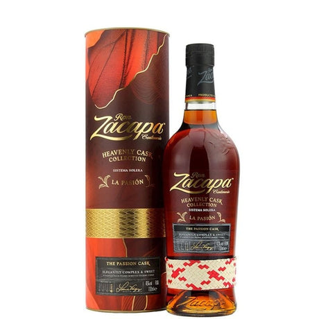 Bottle of Zacapa La Pasión with case