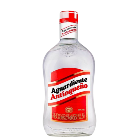ANTIOQUEÑO Traditioneller Aguardiente Roter Deckel