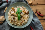 Pilz-Hähnchen-Risotto